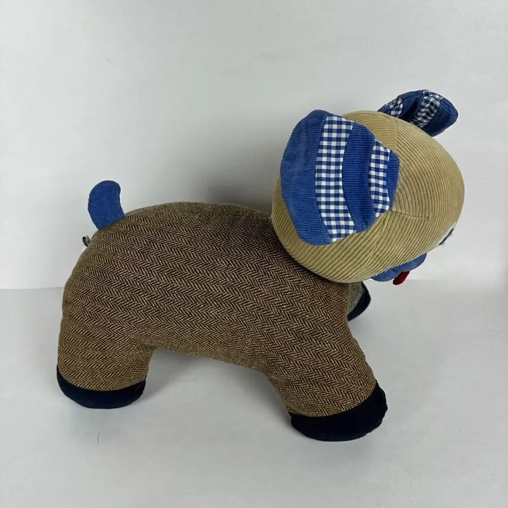 Pottery Barn Kids Tweed Corduroy Plush Puppy Dog 14